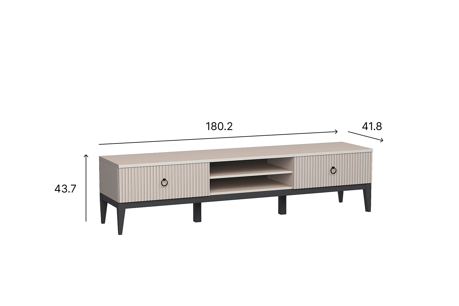 Тумбы под телевизор - изображение №3 "Тумба Хилтон под телевизор"  на www.Angstrem-mebel.ru