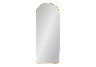 Зеркало Arch XL Gold в полный рост в тонкой раме Smal В ванную В спальню В прихожую В гостиную, гарантия 